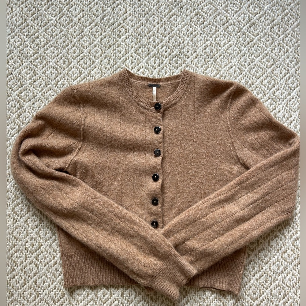 Free People 100% Cashmere Cardigan
